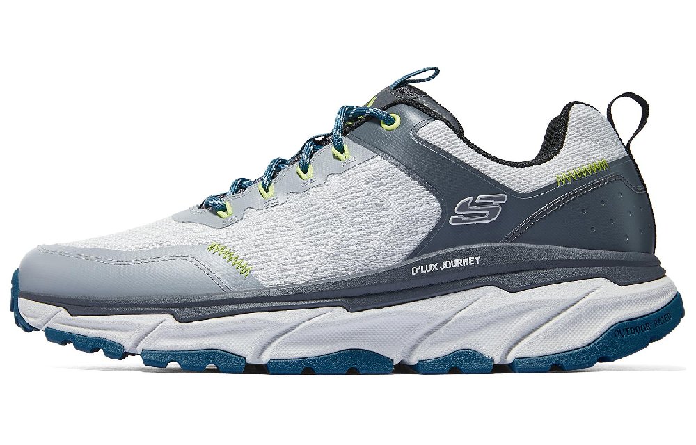 Skechers OUTDOOR Cushioned Wear-Resistant Balanced Lightweight Low-Top Casual Shoes Men's Light Gray