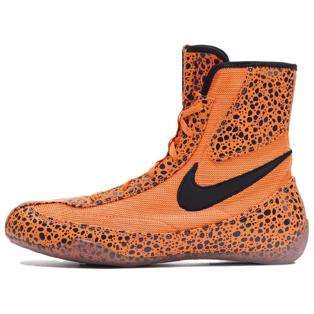 Nike Machomai 2 Anti-Slip Wear-Resistant High-Top Training Shoes Unisex Orange