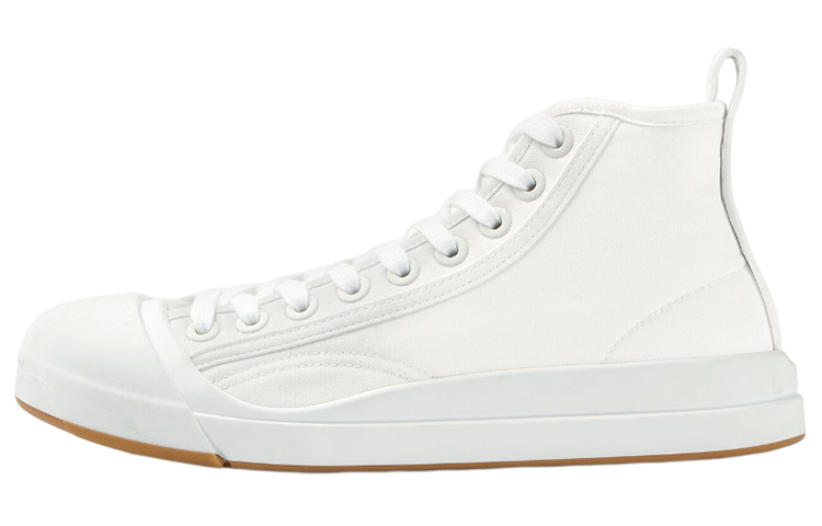 Bottega Veneta Vulcan Stylish Skateboarding Shoes Women's White