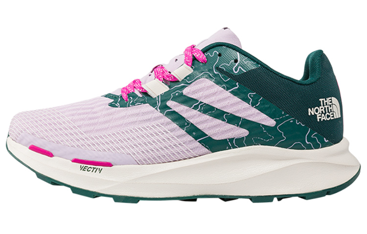THE NORTH FACE Vectiv Eminus Running Shoes ' Ponderosa Green Valley Topo Print Lavender Fog' Women's