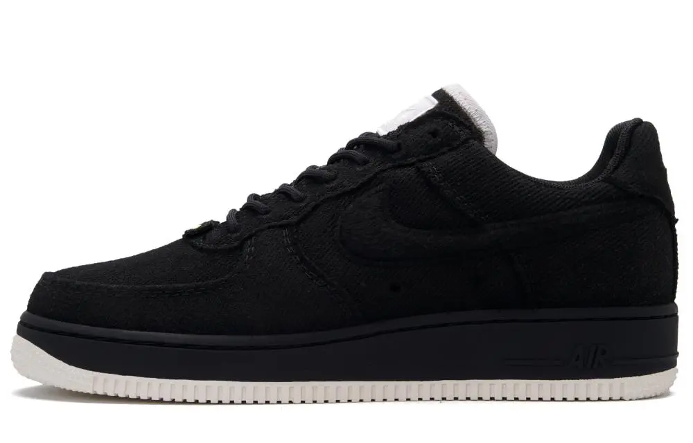 Nike Air Force 1 The Flow Low Top Skateboard Shoes Unisex Black
