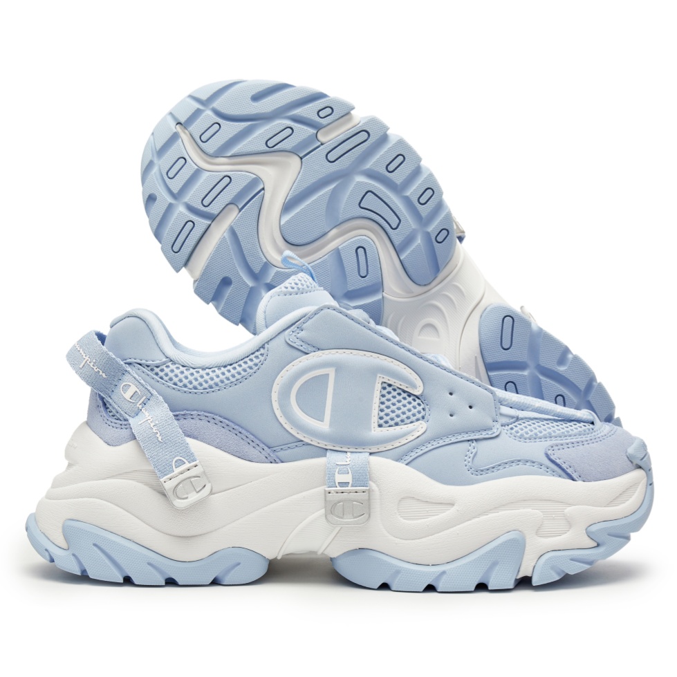 Champion Champ XXL Aurora Height Increasing Low Top Chunky Sneakers Unisex Peak Blue/Champion White купить в интернет-магазине Yoocart с быстрой доставкой по России.