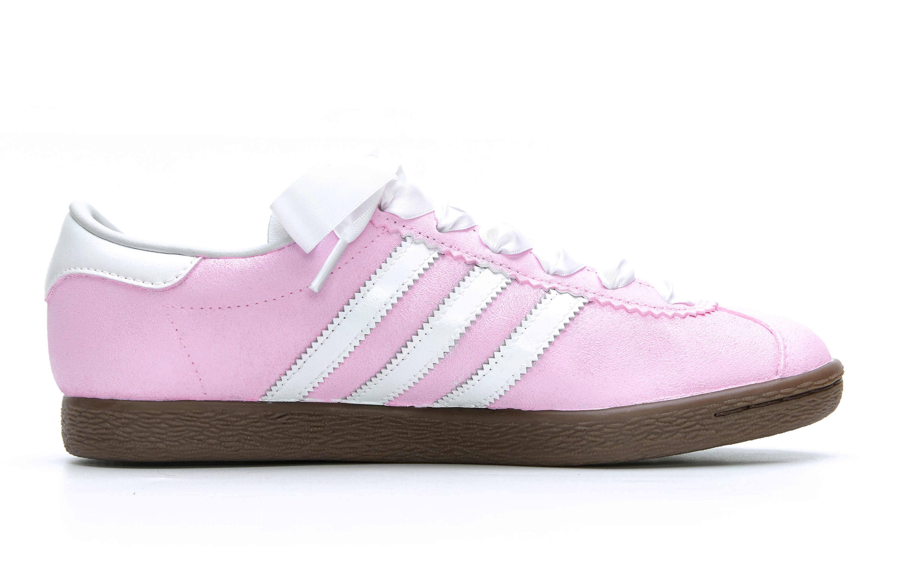 Adidas Originals Stadt Cherry Blossom Pink Smiley Face German Army Trainers Unisex Pink White