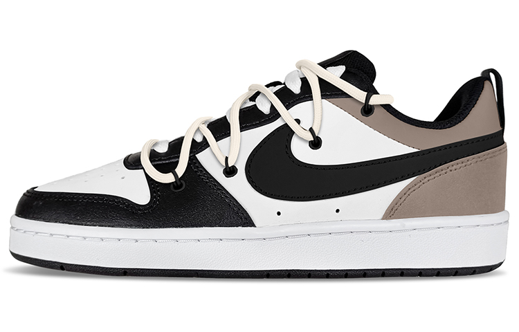 Nike Court Borough Low 2 Low-Top Skateboard Shoes GS Brown Black