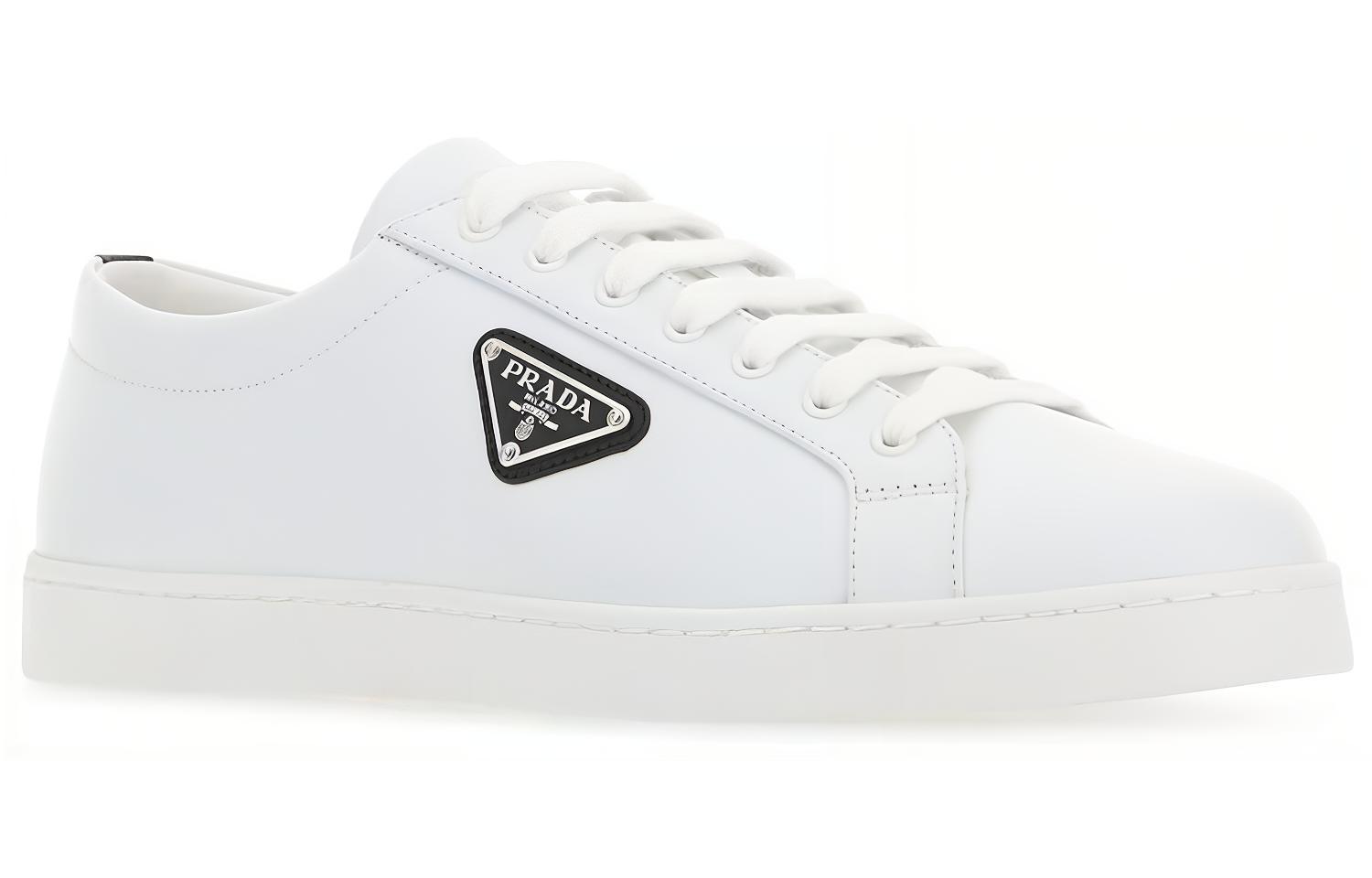 PRADA Stylish Skateboarding Shoes Men's White Black купить в интернет-магазине Yoocart с быстрой доставкой по России.