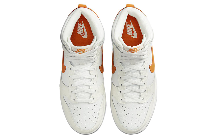Nike Dunk High White Magma Orange Women's