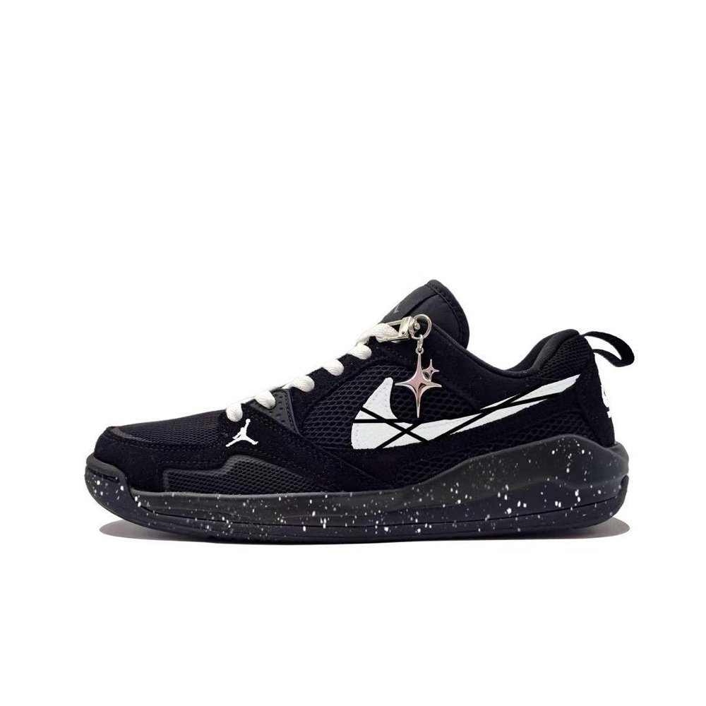 Jordan CMFT Era Starry MH Plan Abrasion Resistant Low Top Casual Shoes Unisex Black