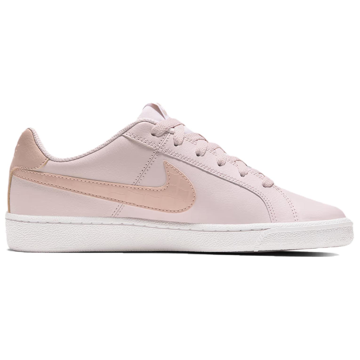Nike Court Royale Support Low top Skateboard Shoes Women's Pink White