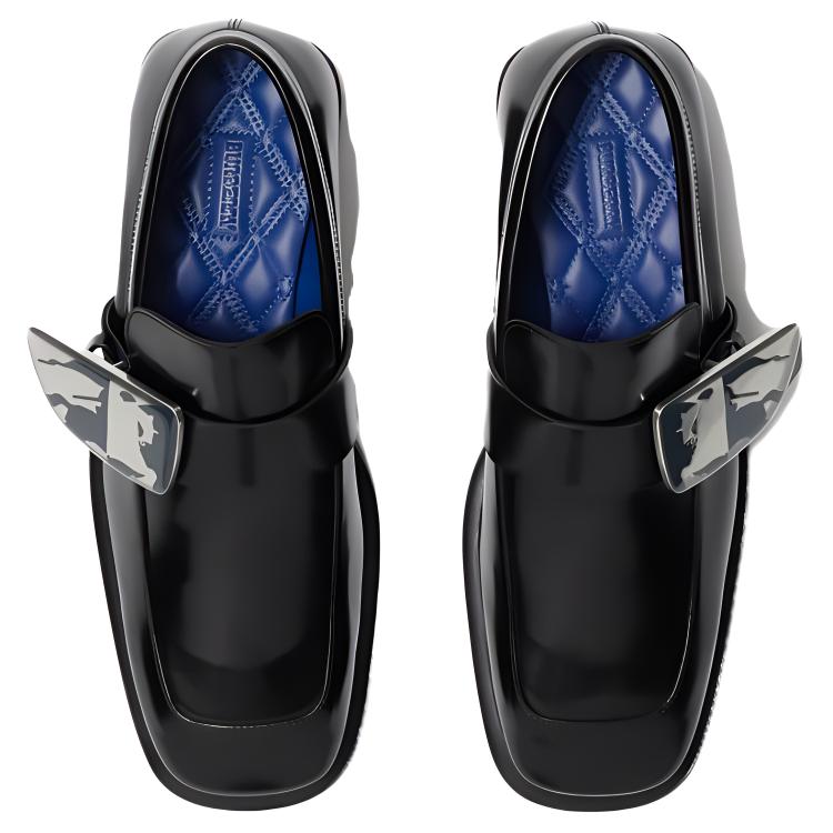 Burberry Shield Leather Loafers купить в интернет-магазине Yoocart с быстрой доставкой по России.