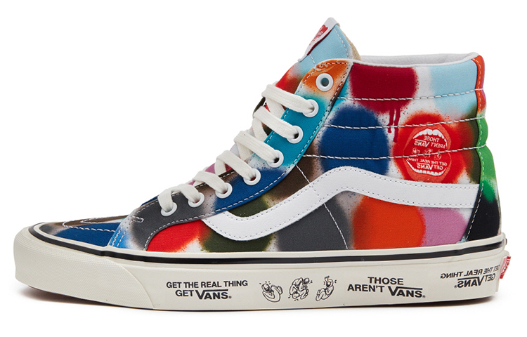 Vans SK8 Hi 38 DX Anaheim Factory Spray Spots/Marshmallow