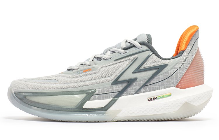 361° BIG3 4.0 Quick Pro Basketball Shoes Men Low-Top Gray