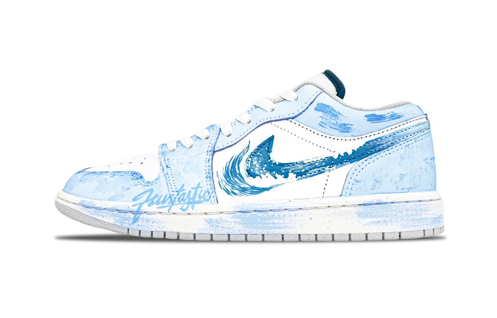 Jordan Air Jordan 1 Vintage Basketball Shoes Men Low Top White