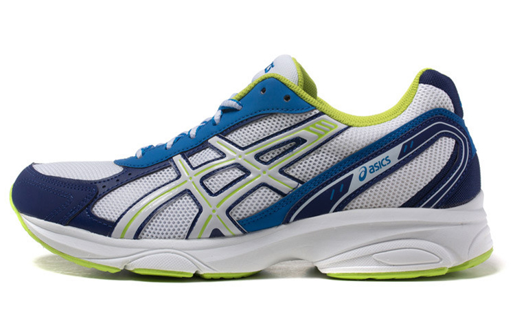 Asics Maverick 2 Sport Shoes White/Blue/Yellow
