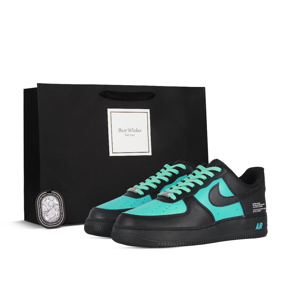 Nike Air Force 1 Lightly Floating Slip-Resistant Coverage Low-Top Skateboard Shoes Unisex Mint Green