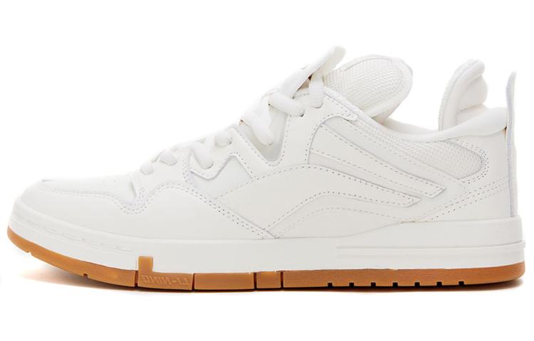 LiNing Wei Wu PRO Slip Resistant Cushioning Low Top Skateboard Shoes Women's Pure White