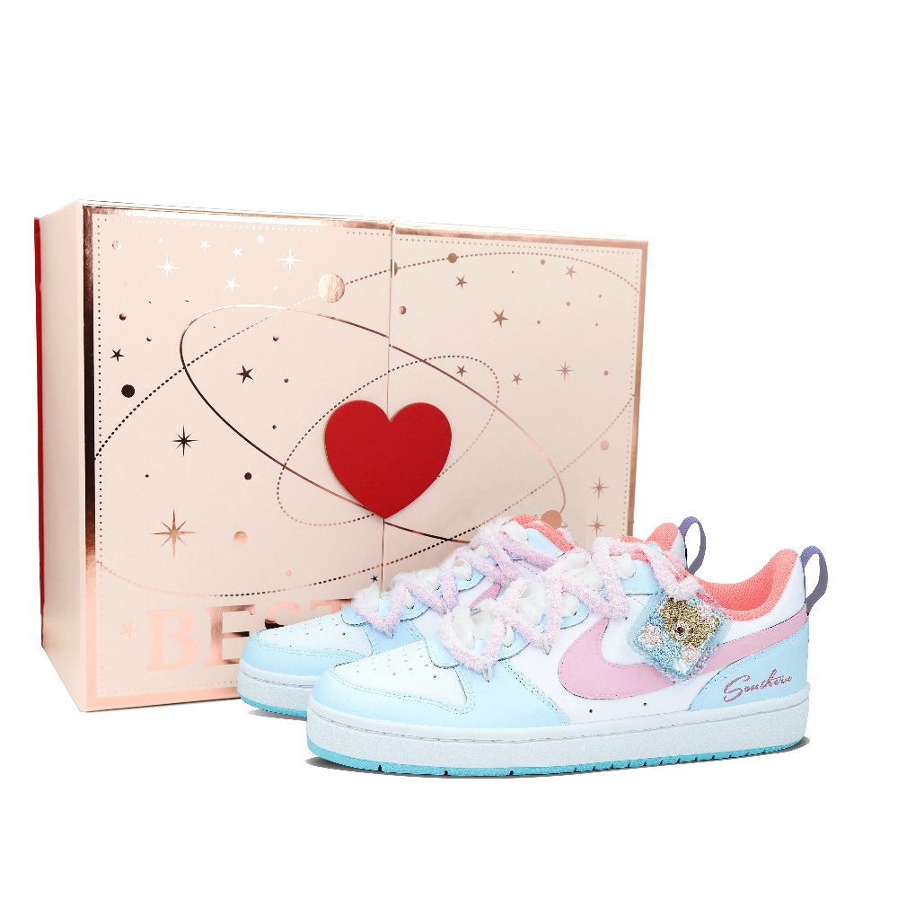 Nike Court Borough Skateboard Shoes Women's Low-Top