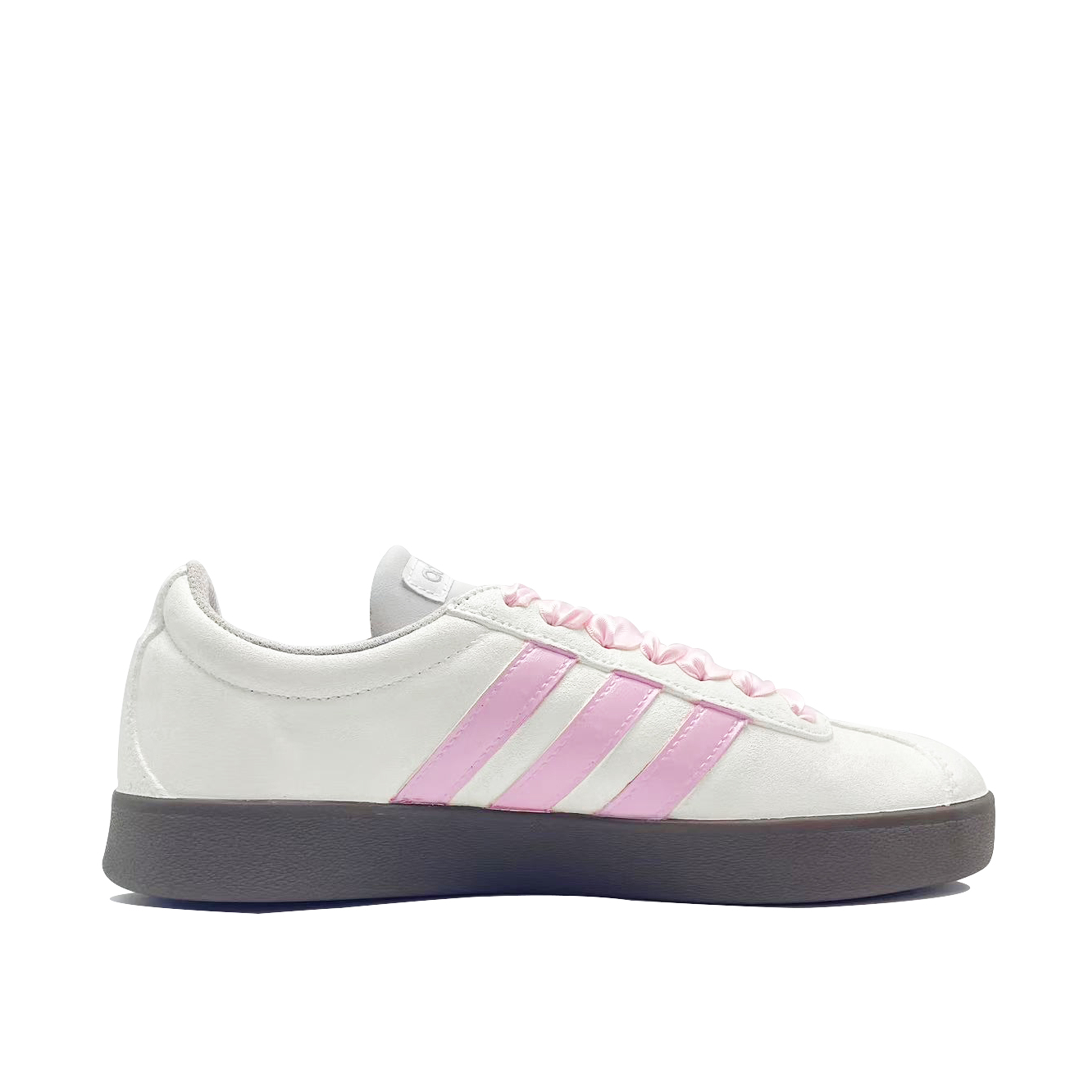 Adidas Neo VL Court Lifestyle Pink Meow Coverage Quick Dry Lightweight Low Top Skateboard Shoes Unisex Beige Pink купить в интернет-магазине Yoocart с быстрой доставкой по России.