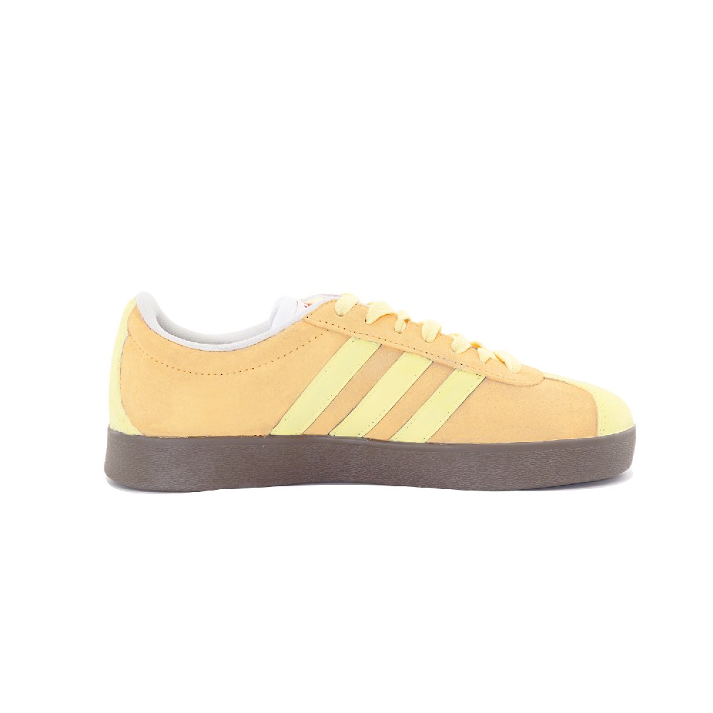 Adidas Neo VL Court Lifestyle Apple Pie Slip Resistant Low Top Skateboard Shoes Unisex Orange Yellow