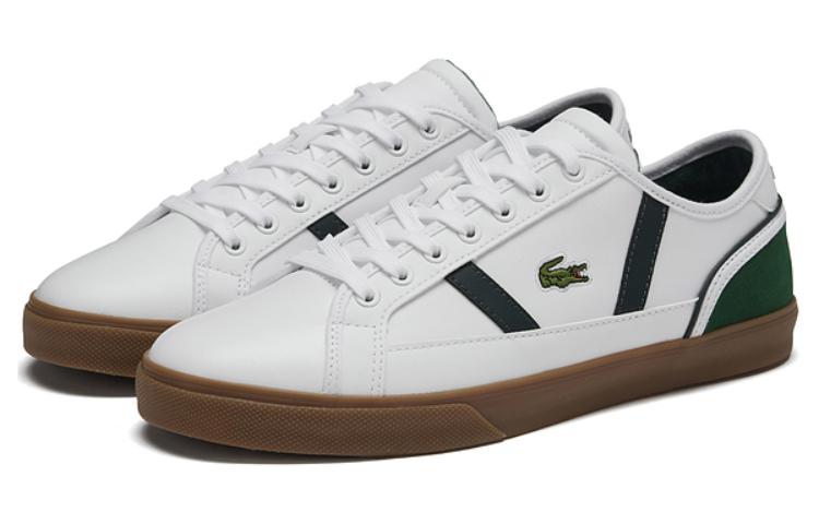 LACOSTE Low-Top Skateboard Shoes Men's White купить в интернет-магазине Yoocart с быстрой доставкой по России.
