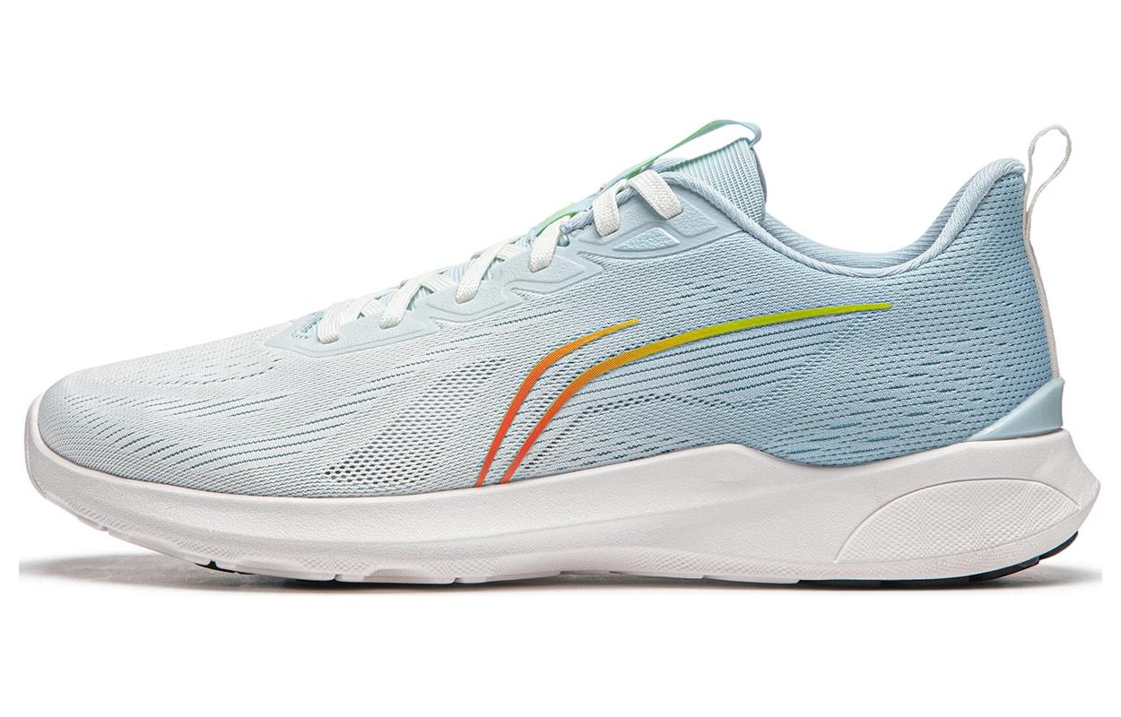 LiNing Qingyi Shock Absorbers Slip Resistant Abrasion Resistant Lightweight Low top Running Shoes Men's Blue