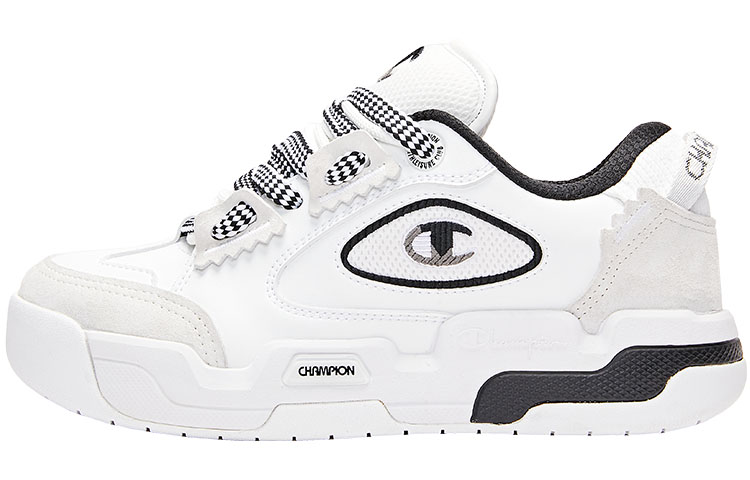 Champion Essentials Collection Valve V2 Low top Skateboard Shoes Men's Black White