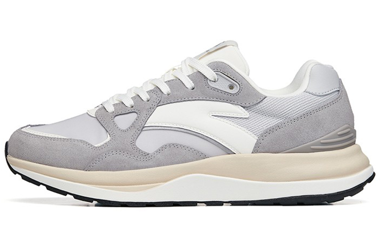 Anta Star 202 Td Anti-Slip Wear-Resistant Cushioning Breathable Low-Top Running Shoes Women's Gray White