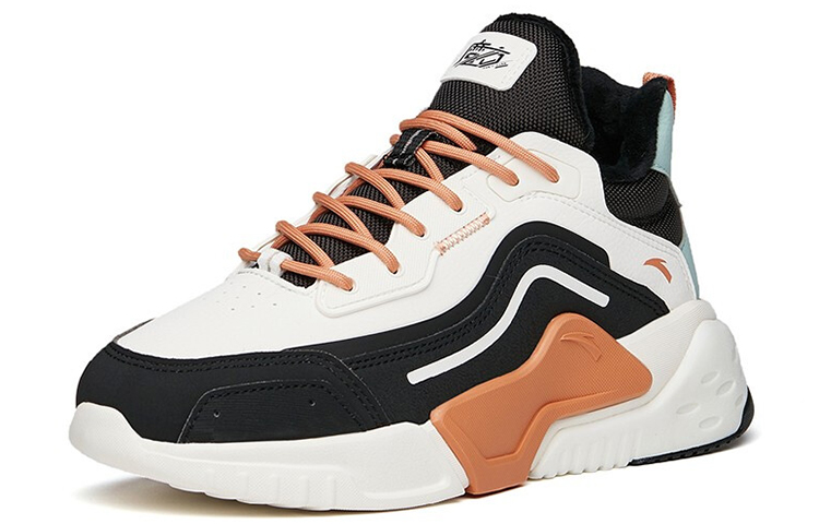 ANTA Leather Fleeced Running Shoes 'White Orange Black' Women's купить в интернет-магазине Yoocart с быстрой доставкой по России.