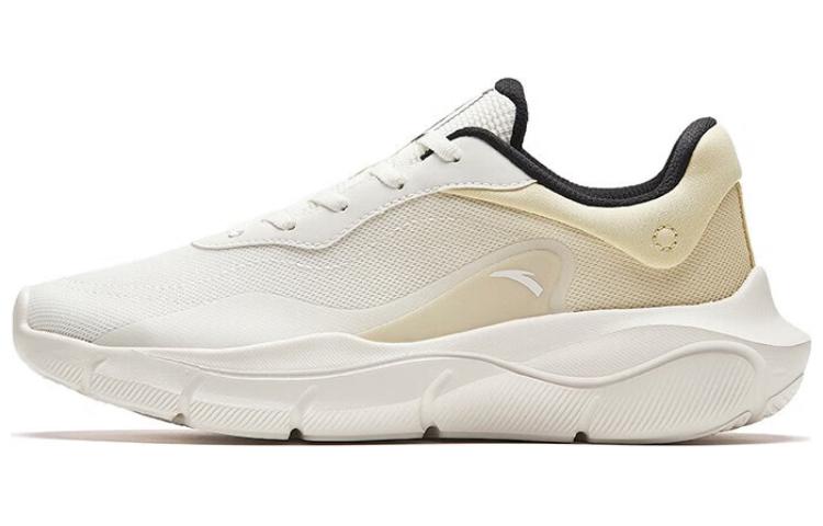 Anta Anti-Slip Wear-Resistant Low-Top Running Shoes Women's Ivory White Healing Yellow/Black