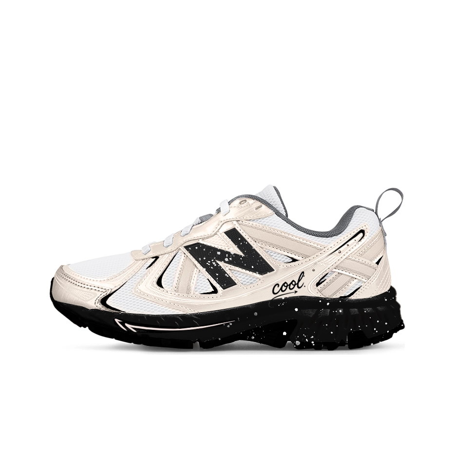New Balance NB 410 V5 Low top Running Shoes Unisex Beige Black