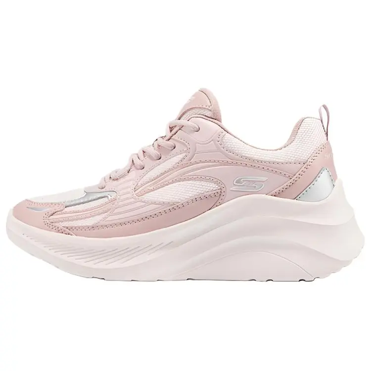Skechers Casual Breathable Height Increase Casual Shoes Women's Pink