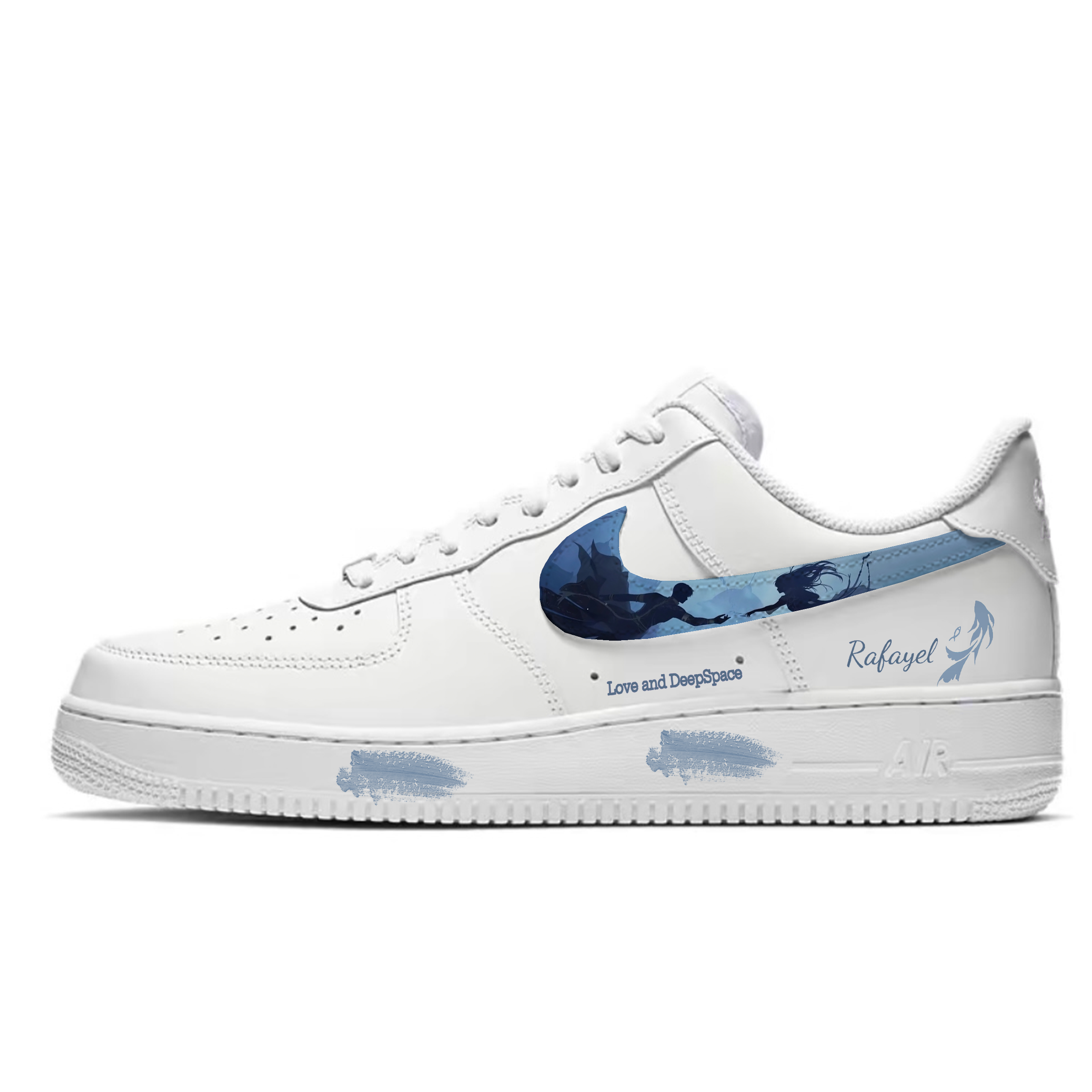Nike Air Force 1 Abrasion Resistant Low Top Skateboard Shoes Unisex White купить в интернет-магазине Yoocart с быстрой доставкой по России.