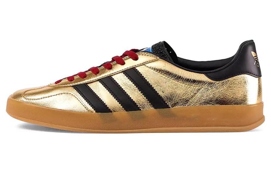 Adidas X GUCCI Gazelle Low Sneakers Golden Women's