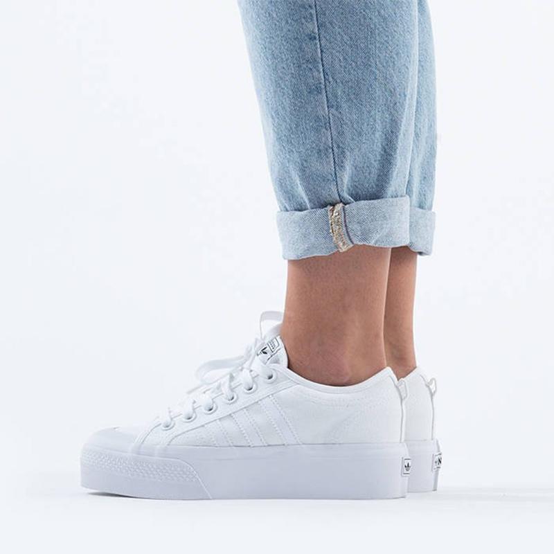 Adidas Women's Nizza Platform 'Triple White' Women's купить в интернет-магазине Yoocart с быстрой доставкой по России.