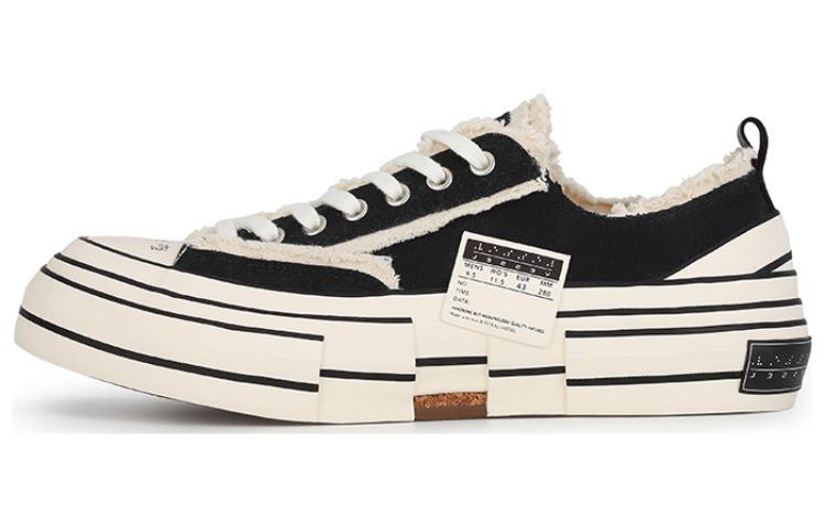 VESSEL G.O.P. Lows Black Anti-Slip And Wear-Resistant Lightweight Low-Top Skateboard Shoes Unisex Black