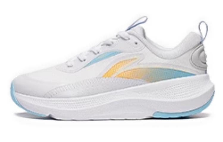 LiNing Soft Anti-Slip Wear-Resistant Low-Top Casual Shoes Women's White Blue