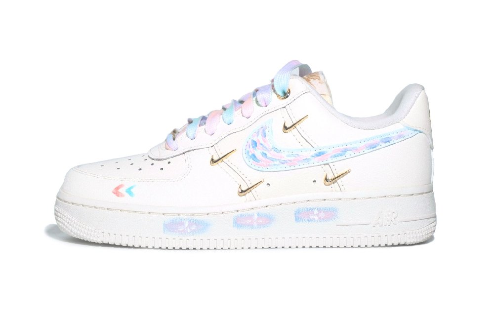 Nike Air Force 1 Low Top Skateboard Shoes Women's White