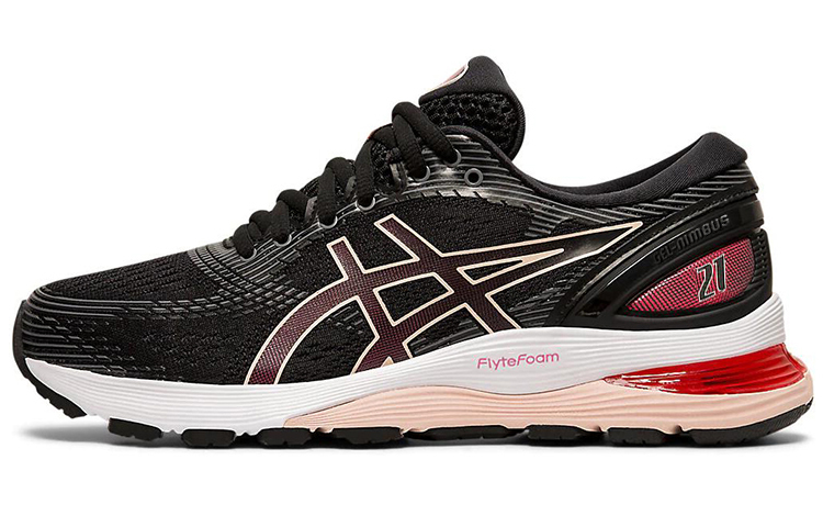 Asics Gel Nimbus 21 'Black Laser Pink' Women's