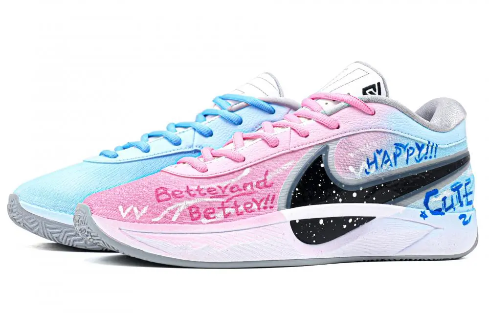 Nike Giannis Freak 6 Basketball Shoes Men's Low top Blue/Pink