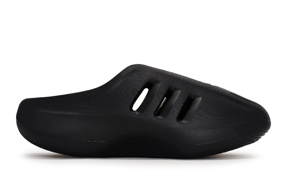 Adidas Originals AdiFOM IIInfinity Mules Quiet Abrasion Resistant Closed Toe Slippers Unisex Black Gold