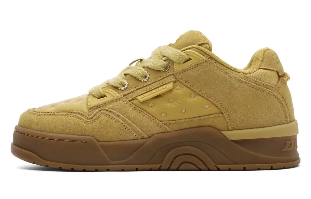 Dickies Gingerbread Man Low-Top Skateboard Shoes Unisex Ginger Yellow