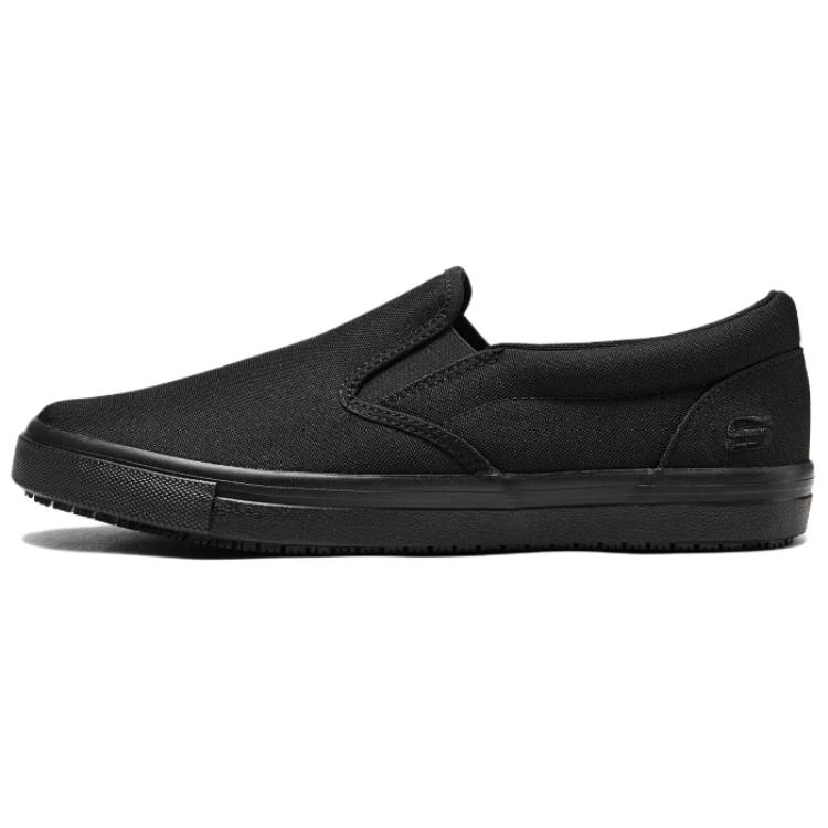 Skechers WORK Canvas Shoes Men's Black