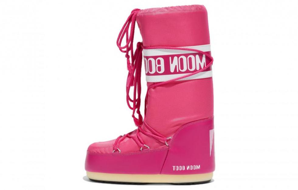 Moon Boot Icon Logo Printed Lace-Up Boots