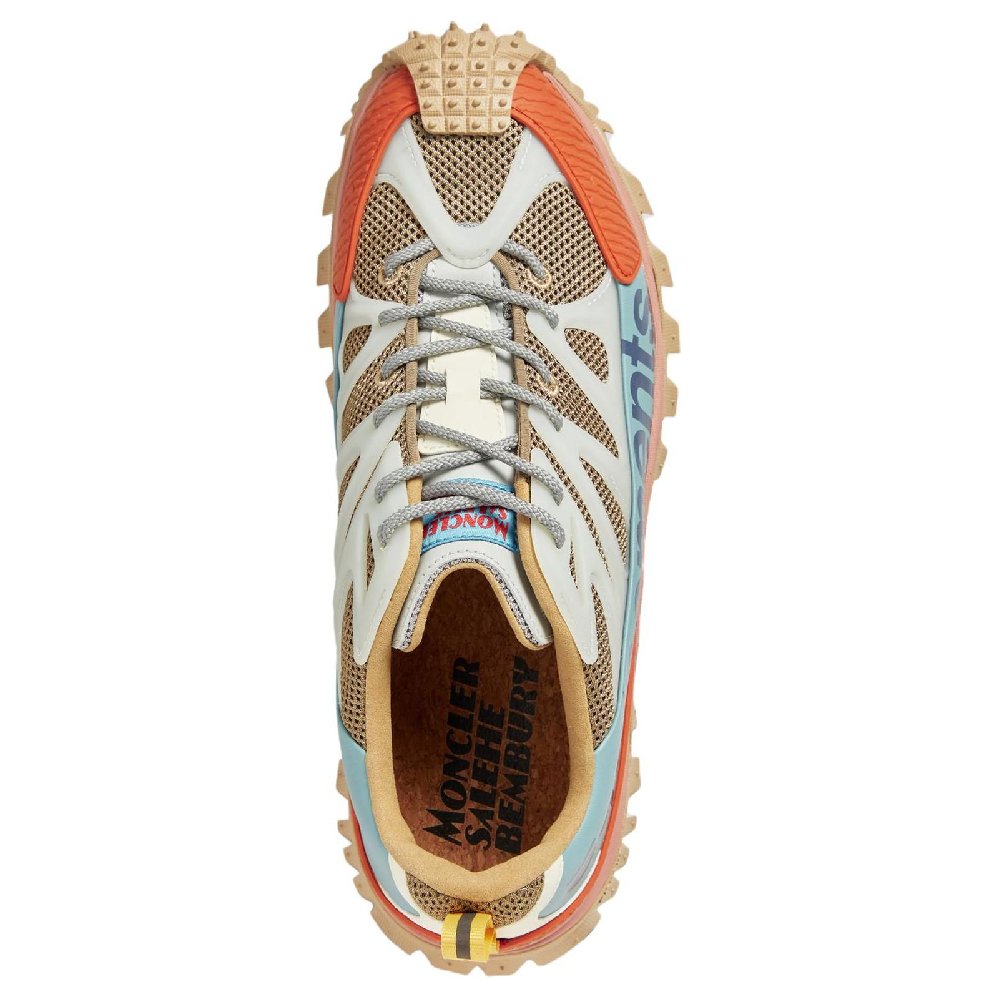 Moncler Trailgrip Amoeba Low Top Casual Shoes Men's Orange Pink