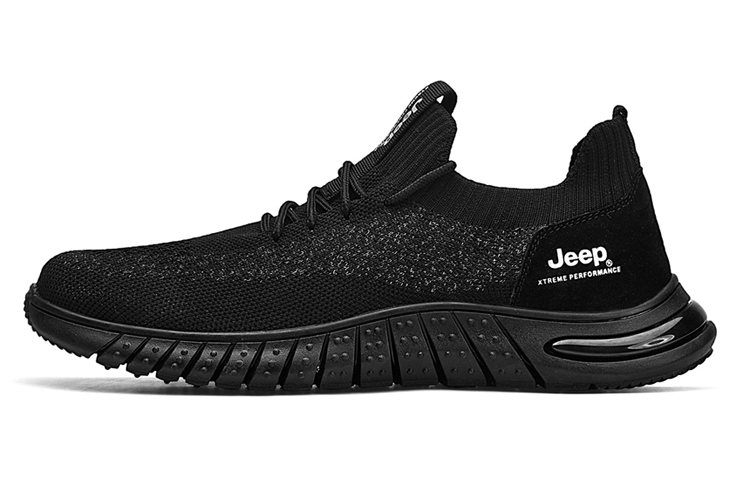 Jeep Lightweight Low-Top Casual Shoes Men's Black