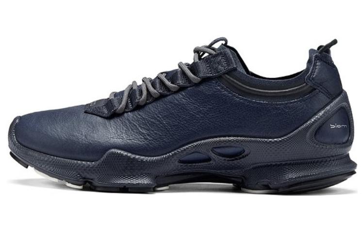 Ecco Breathable Low-Top Sports Casual Shoes Men's Ocean Blue