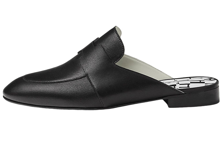HERMES Catena Antibacterial Closed Toe Slippers Women's Black