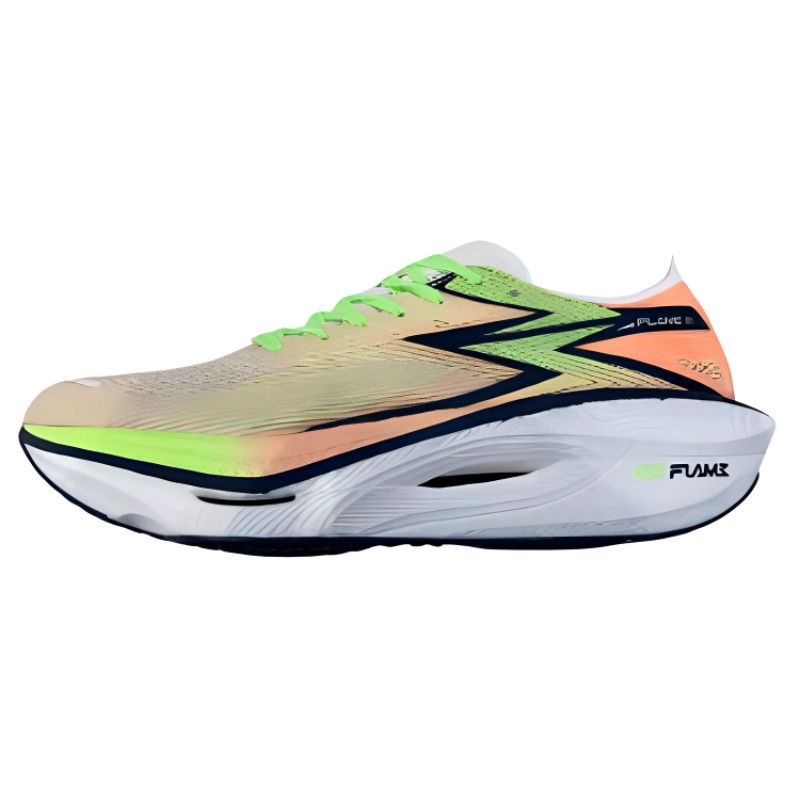 361° Fly Burn 3 Cushioning Wear Resistant Low Top Casual Running Shoes Unisex Yellow Green