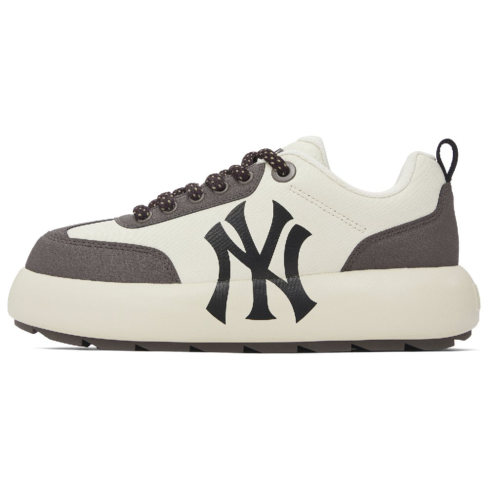 MLB Chunky Classic Slip-Resistant Low-Top Skateboard Shoes Unisex Charcoal Gray
