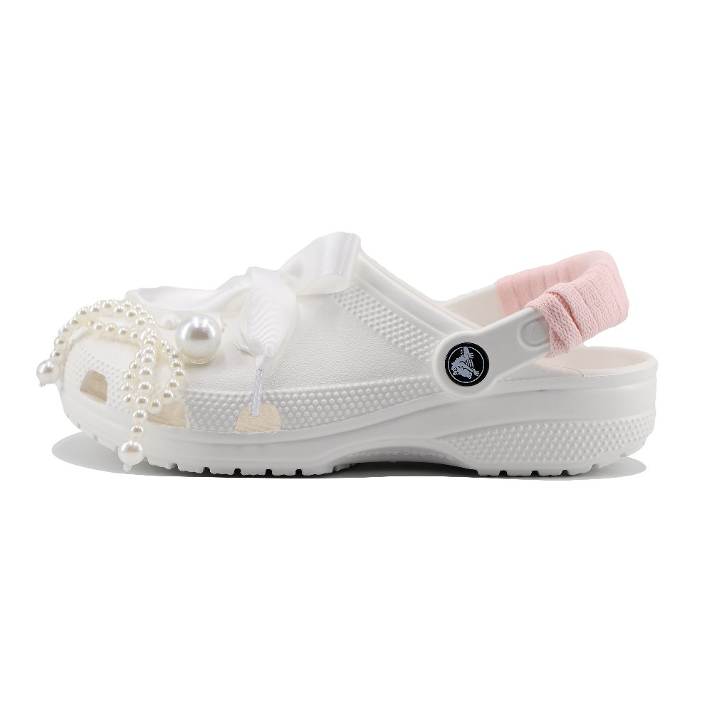 Crocs Classic Clog Koi Style, Sweetheart Lace Up Clogs Unisex Lotus Color