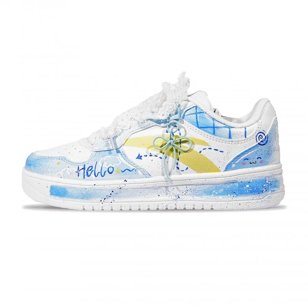 ANTA Relaxed Skateboard Shoes Unisex Low top Blue
